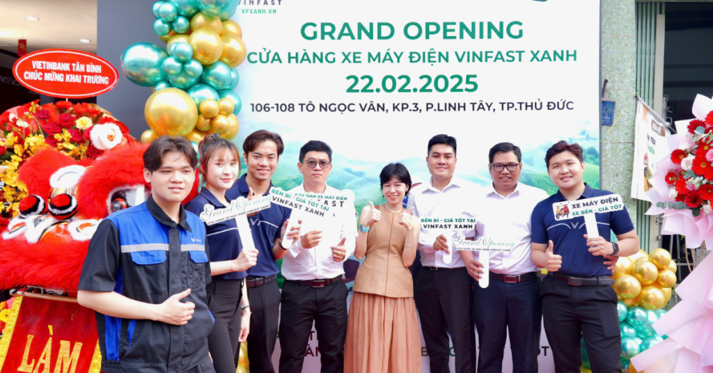 Khai trương showroom xe máy điện VFX Thủ Đức, ưu đãi 500K
