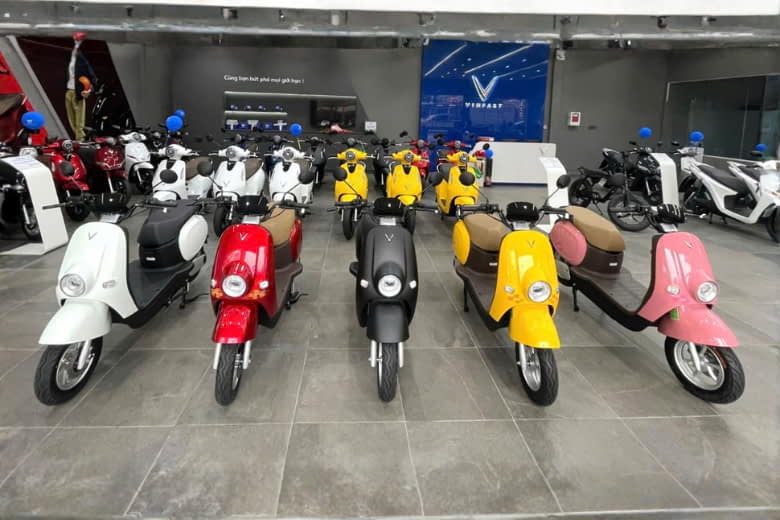 Xe máy điện VinFast Motio có mấy màu? 
