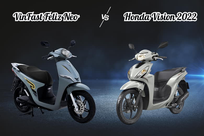 So sánh VinFast Feliz Neo và Honda Vision 2022