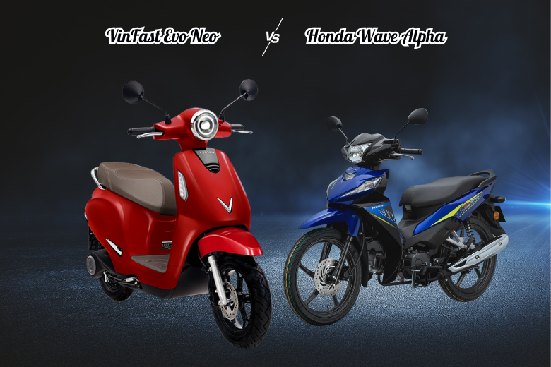 So sánh VinFast Evo Neo và Honda Wave Alpha