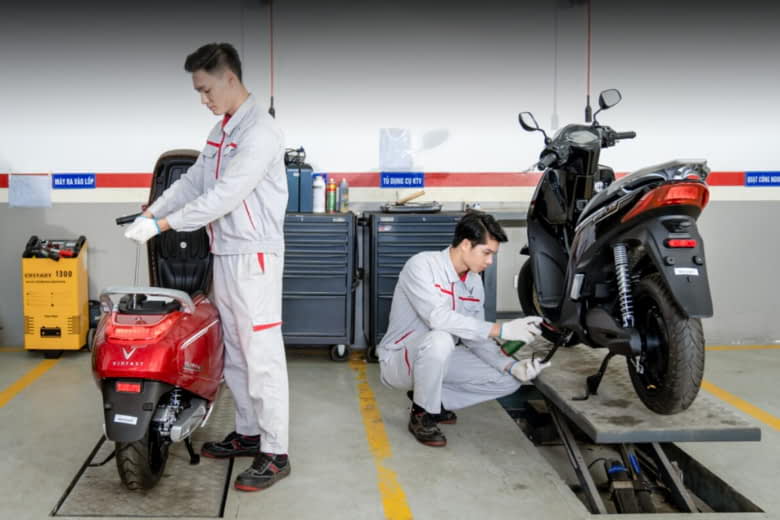 bảo dưỡng xe máy điện vinfast