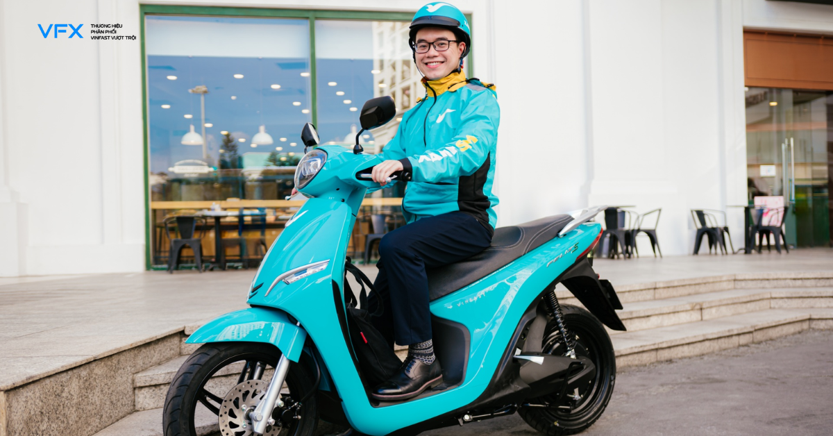 xe máy điện cho tài xế công nghệ