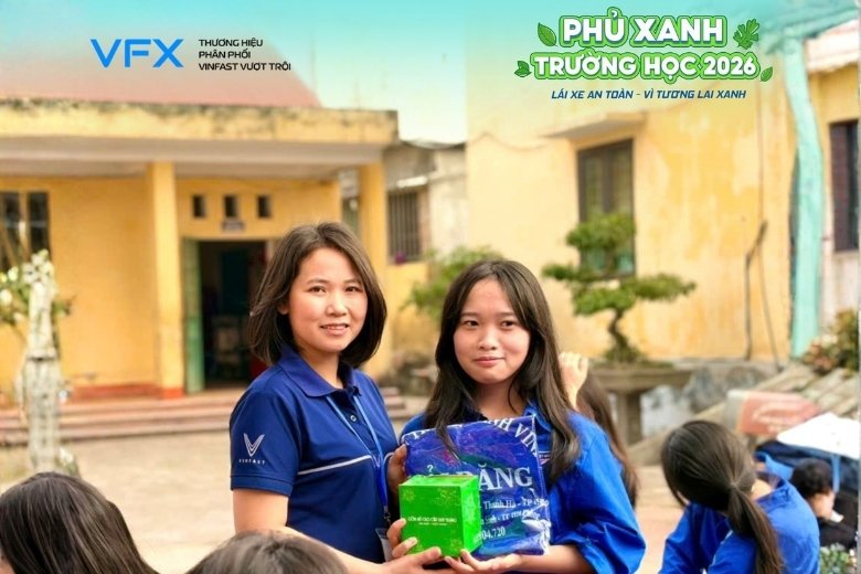 Phủ Xanh Trường Học 2026 cùng VinFast và VFX
