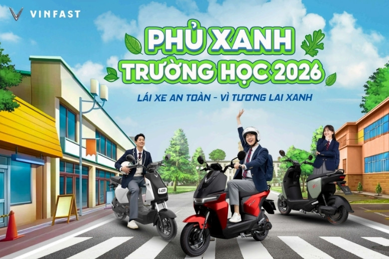 Phủ Xanh Trường Học 2026 cùng VinFast và VFX