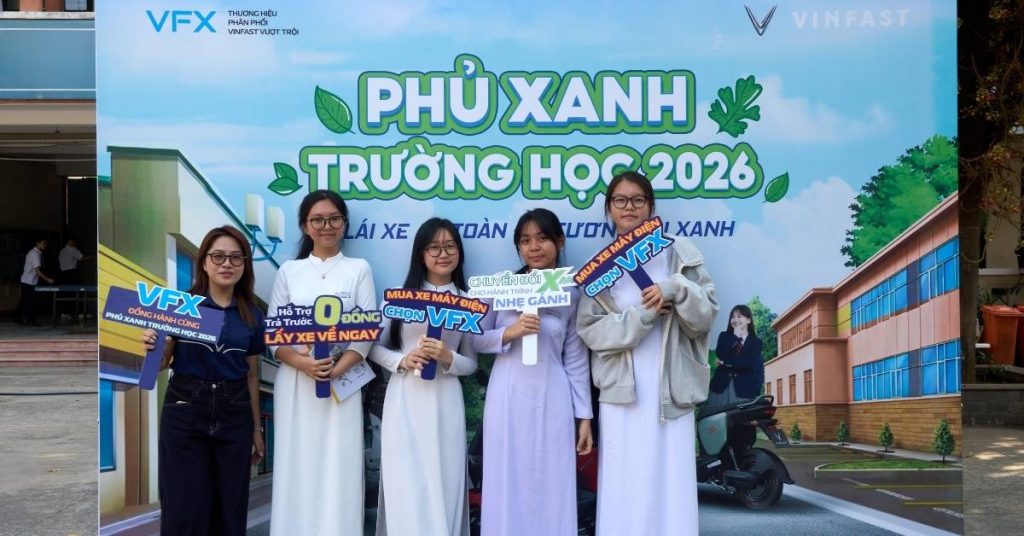 Cùng VFX phủ xanh trường học 2026 tại THPT Nguyễn Hữu Huân – Thủ Đức