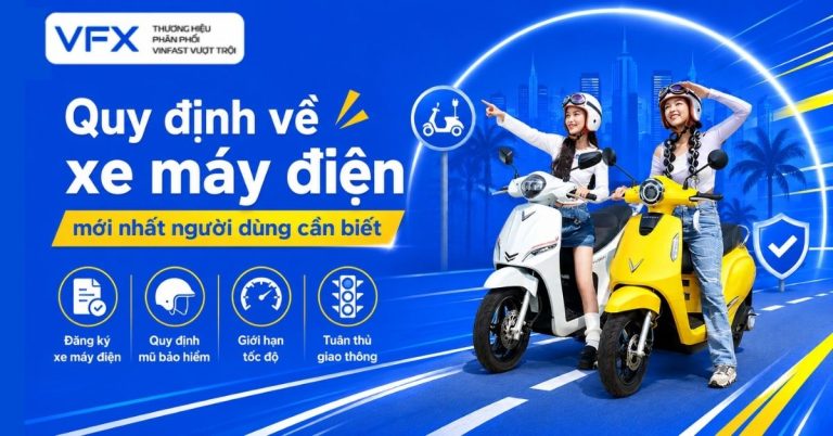 Quy định về xe máy điện mới nhất người dùng cần biết