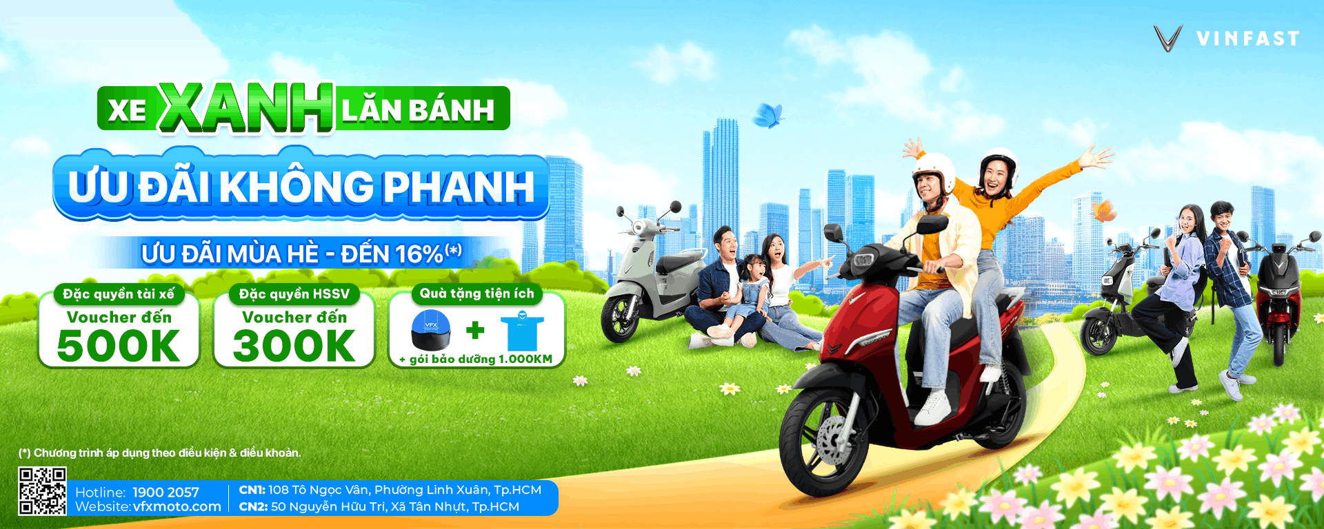 vfx moto xe xanh lan banh
