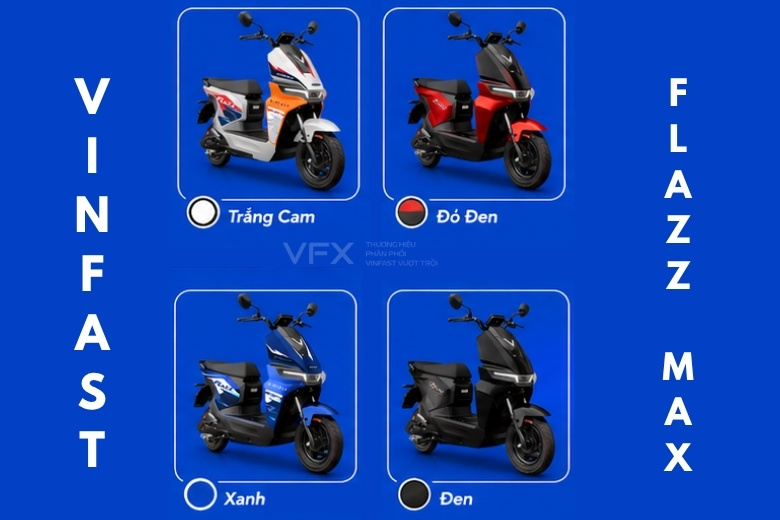 VinFast Flazz Max có mấy màu? Khám phá bảng màu đẹp nhất trước khi xuống tiền 1 vinfast flazz max co may mau