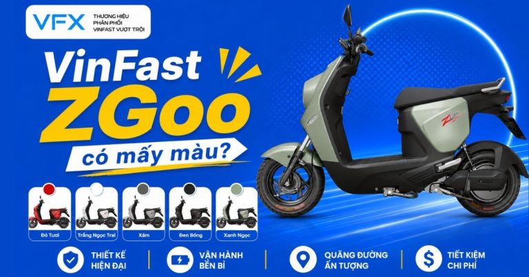 VinFast ZGoo có mấy màu? Kinh nghiệm chọn màu xe đẹp, bền và dễ sử dụng nhất