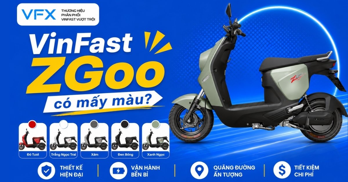 VinFast ZGoo có mấy màu