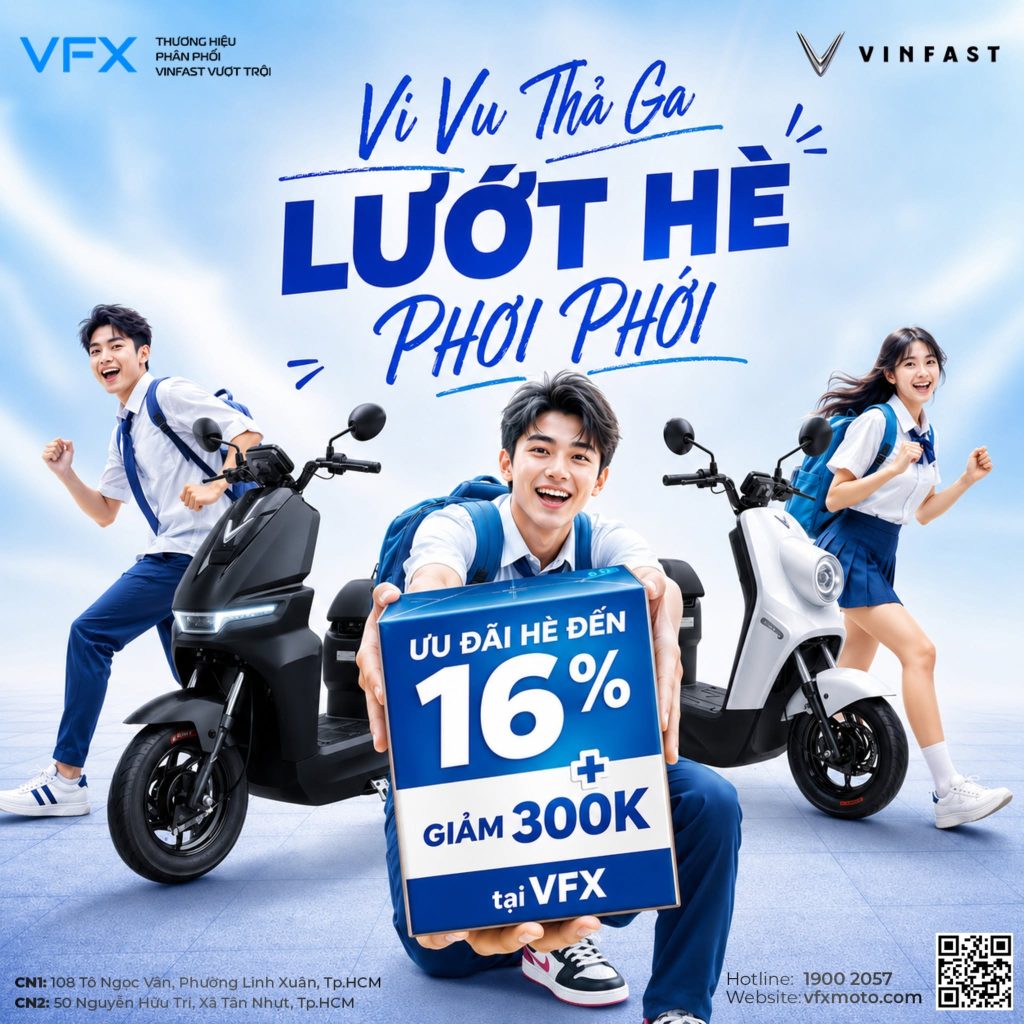 Ưu đãi 16% xe máy điện VinFast không cần bằng lái tại VFX – Cơ hội vàng đến hết 31/08/2026 1 VFXMoto CTKM 16