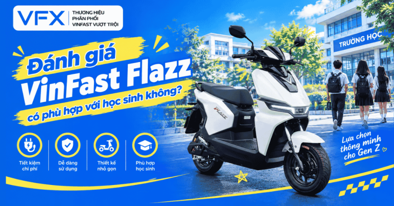 Đánh giá VinFast Flazz có phù hợp với học sinh không?